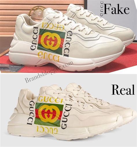 rhyton gucci replica|how to spot gucci rhyton shoes.